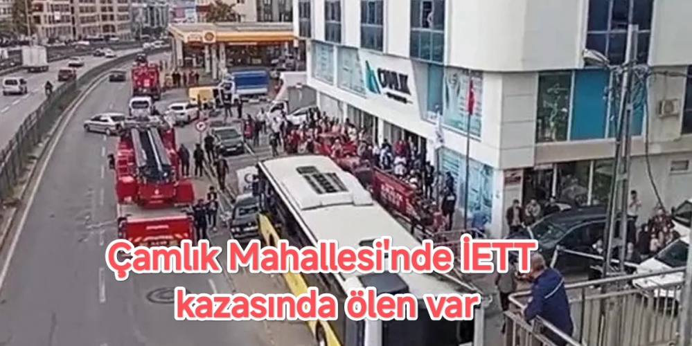 İşte İETT kazasının en net görüntüsü...