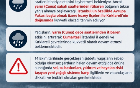 Çekmeköy kaymakamlığından Yağmur suyu ile ilgili basın açıklaması