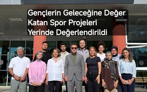 Gençlerin Geleceğine Değer Katan Spor Projeleri Yerinde Değerlendirildi....