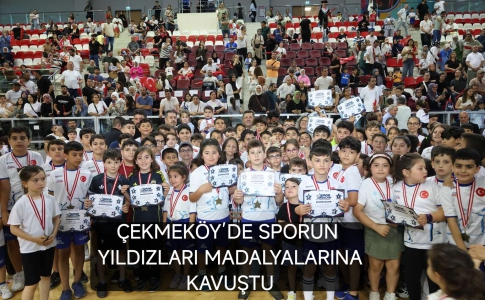ÇEKMEKÖY’DE SPORUN YILDIZLARI MADALYALARINA KAVUŞTU......