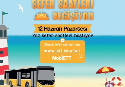 İETT 12 HAZİRAN YAZ  TARİFESİNE GEÇİYOR