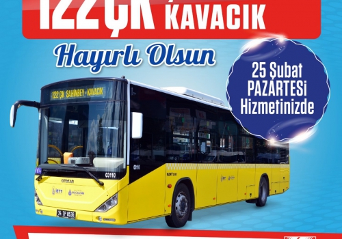 122 ÇK ŞAHİNBEY KAVACIK HATTI