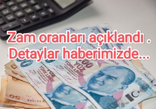 6 aylık zam oranı açıklandı, Memur ve  emekli zam oranı ne oldu....