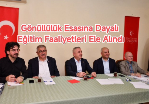 Gönüllülük Esasına Dayalı Eğitim Faaliyetleri Ele Alındı....