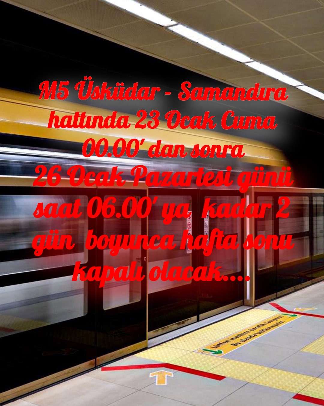 m5-ueskuedar-samand-ra-hatt-bu-hafta-sonu-kapal-olacak